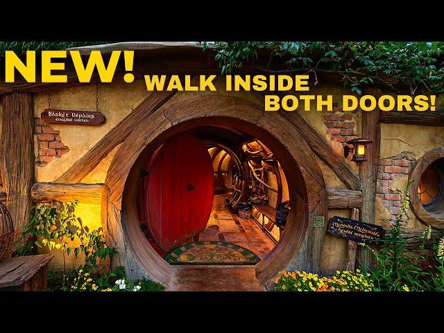 Step Inside a Hobbit Hole! Exploring Bagshot Row at Hobbiton (no talking, first person view)