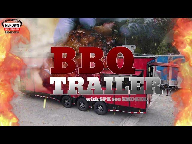 Elite BBQ Trailer with SPK-500 Smoker: Ultimate Mobile Grilling Solution | Best Quality & Design