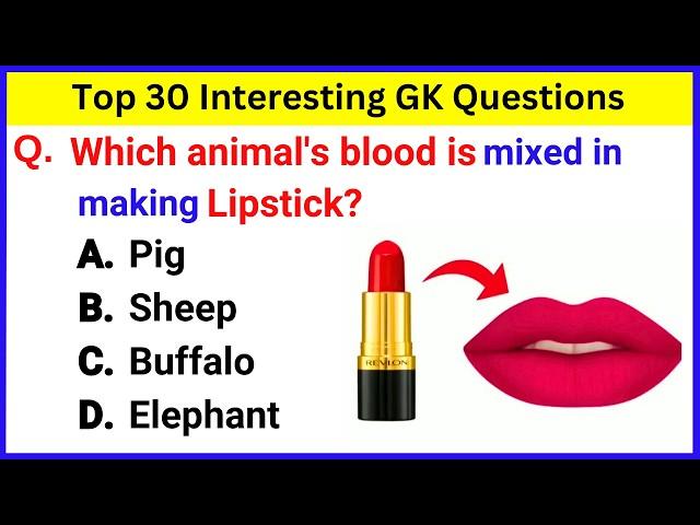 Top 30 Important Gk Question and Answer | Gk Questions and Answers | Gk Quiz | Gk Question | GK 46