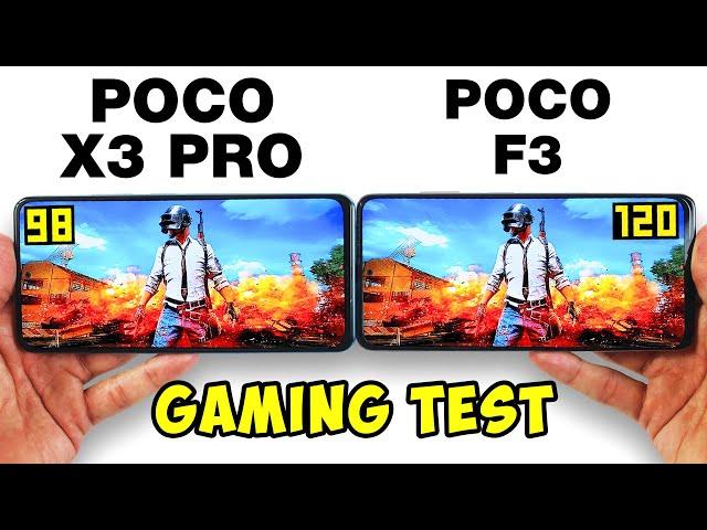 POCO X3 PRO vs POCO F3  - GAMING TEST 2022 БОЛЬШОЕ СРАВНЕНИЕ В ИГРАХ! FPS + НАГРЕВ!