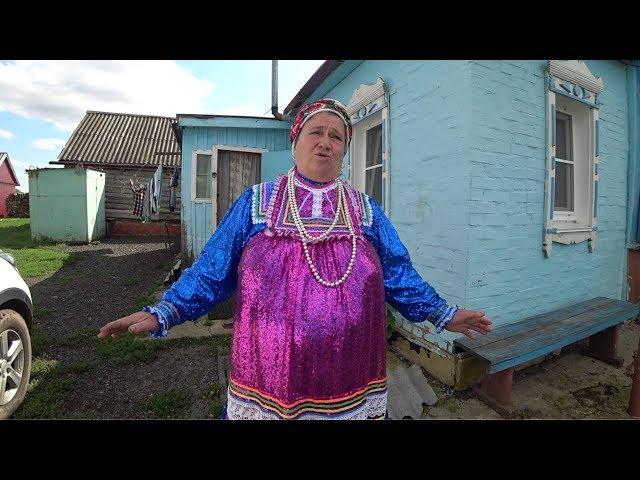 Village Babushka Dances For Englishman In Russia