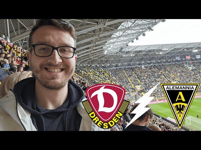 Duell der SUPER-FANS in Liga 3 ️🟡 | Dynamo Dresden vs. Alemannia Aachen Stadionvlog  | RAWfootball