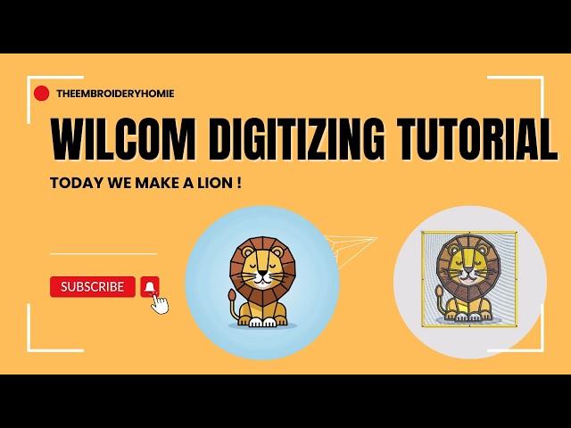 How to Digitize a Simple Design For Embroidery Machine | Digitizing Tutorial on Wilcom