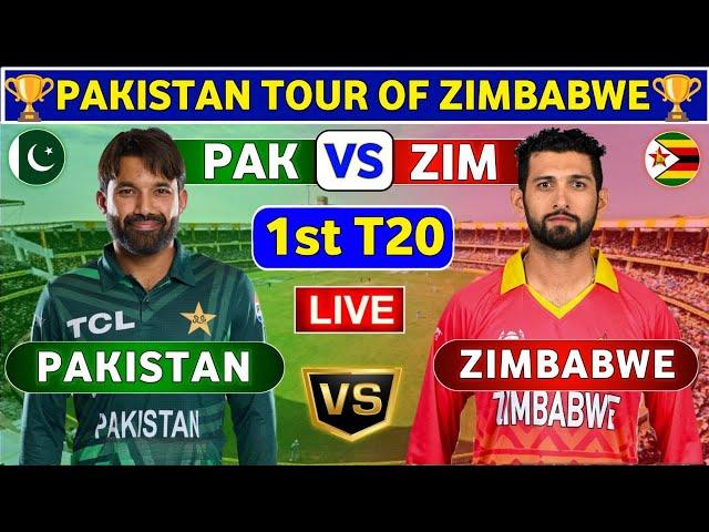 Pakistan vs Zimbabwe, 1st T20 | PAK vs ZIM 1st T20 Match Live Score & Commentary Ptv Sports Live