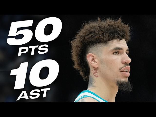 LaMelo Ball ERUPTS For New CAREER-HIGH 50-PT Double-Double! | November 23, 2024