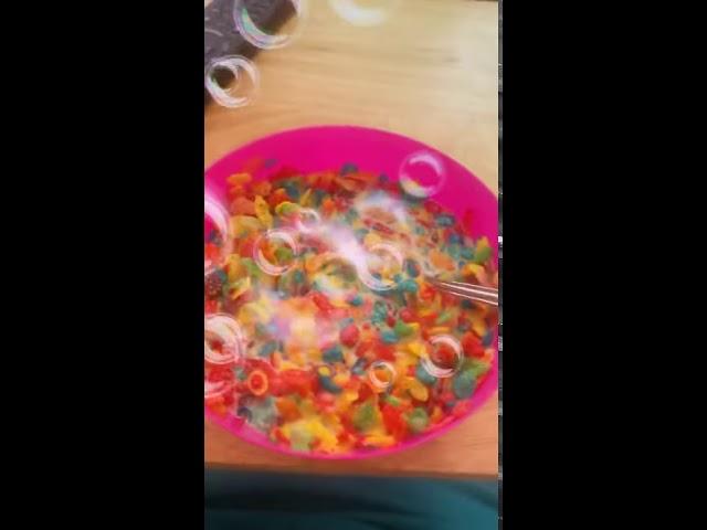 Fruity pebbles  Whats your favorite cereal guys tell me