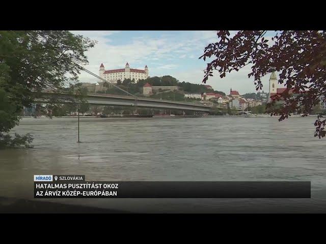 Hatalmas pusztítást okoz az árvíz Közép Európában