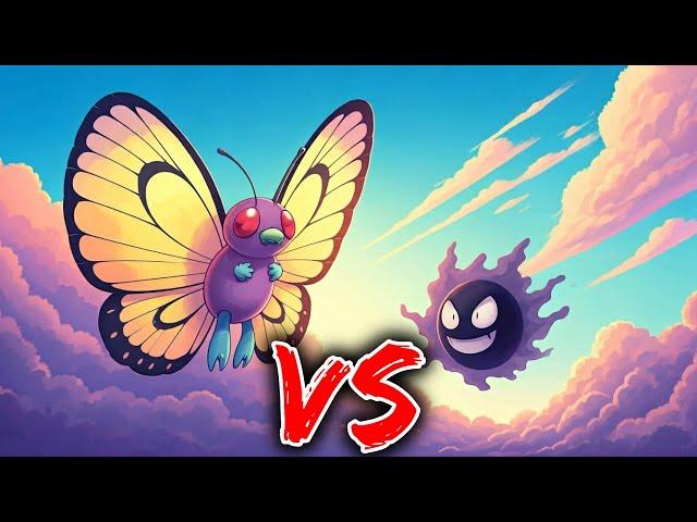 We Only Catch Ghost or Bug Type Pokemon... Then We FIGHT!