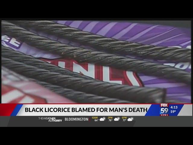 Black licorice blamed for man's death