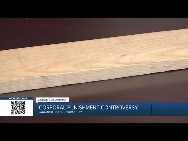 Oklahoma lawmaker hosts study to promote corporal punishment