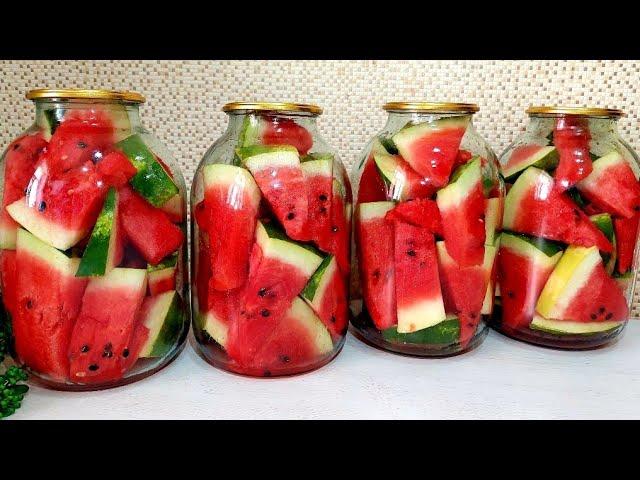 This is how I store watermelon for 1 YEARS! It's even more delicious than fresh! #watermelon