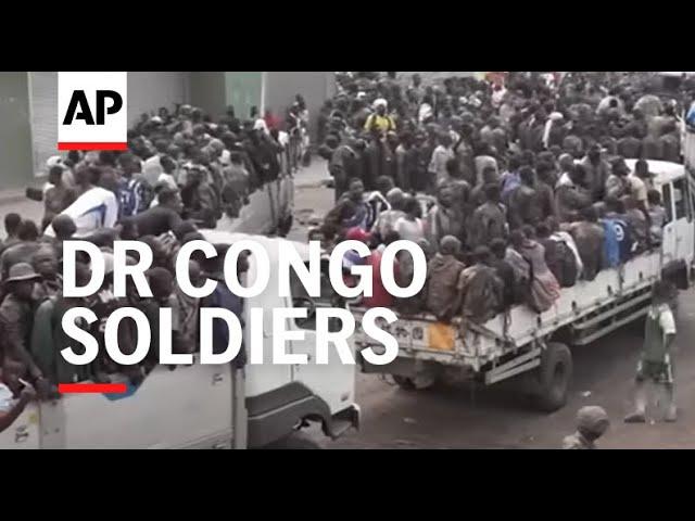 DRCongo troops said to have surrendered to M23 are escorted to training camp