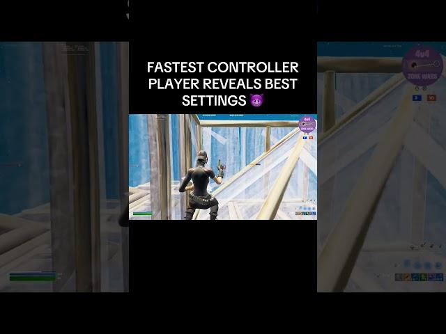 BEST Settings To EDIT Fast on Controller!  Sensitivity Guide for PC & Console (Fortnite PS5)