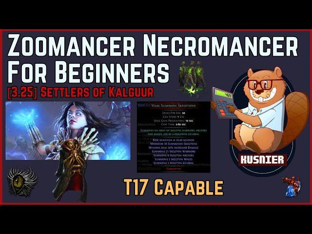 [3.25] Zoomancer Necromancer For Beginners - Path of Exile: Settlers of Kalguur