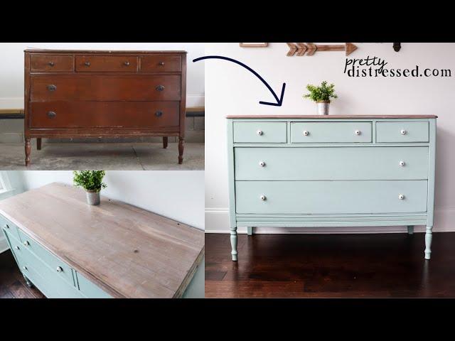 Dresser Makeover w/ Dixie Belle Chalk Paint & Stain