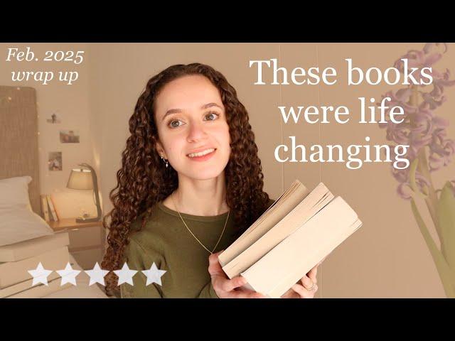 I read LIFE CHANGING literature in February - classics, literary fiction, dystopian, and more!