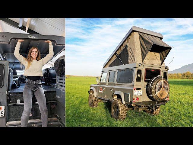 No, it's not the AluCab popup roof conversion on our Land Rover Defender (PSP Expedition Campers)