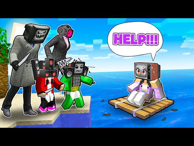 BABY APHMAU STUCK on JJ and MIKEY FAMILY ISLAND! ALL EPISODES BABY Mikey & JJ in Minecraft! - Maizen