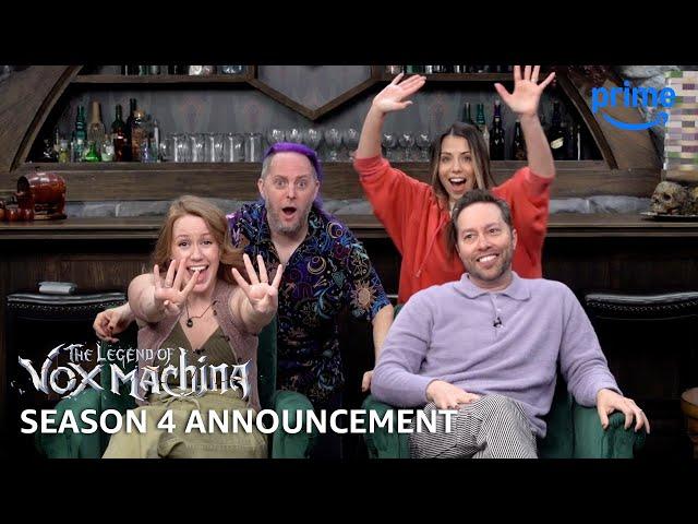 The Legend of Vox Machina - Season 4 Announcement | Prime Video