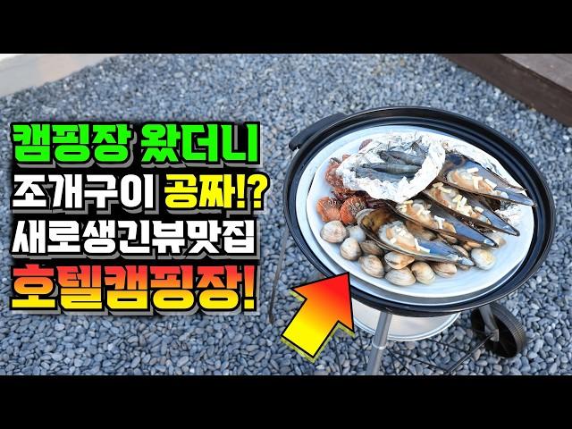 캠핑장 이제는 럭셔리 시대! 평일엔 조개구이 주말엔 해물조식까지 글램핑장 추천
