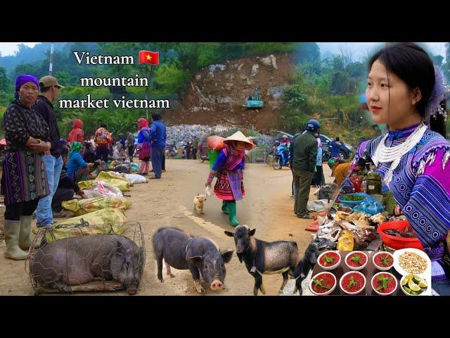 Wow! Coc Ly Market – Mountain Goat Blood Soup, Underarm Pig, Shocking Northwest Specialties!