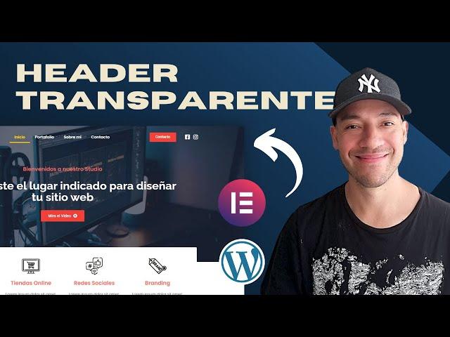 Como Crear un Header Transparente en Wordpress con Elementor Pro