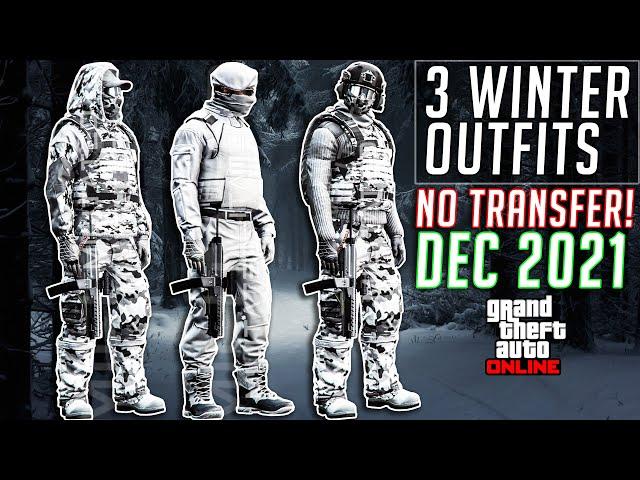 GTA 5 Online Winter Military Outfits After Patch 1.58 Tuners Clothing Glitches Not Modded Christmas