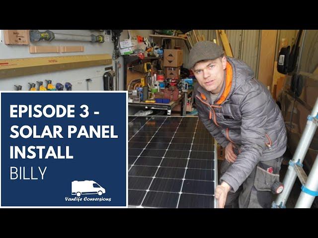 Van Conversion Solar Install | Build Series Episode 3 | Vanlife Conversions