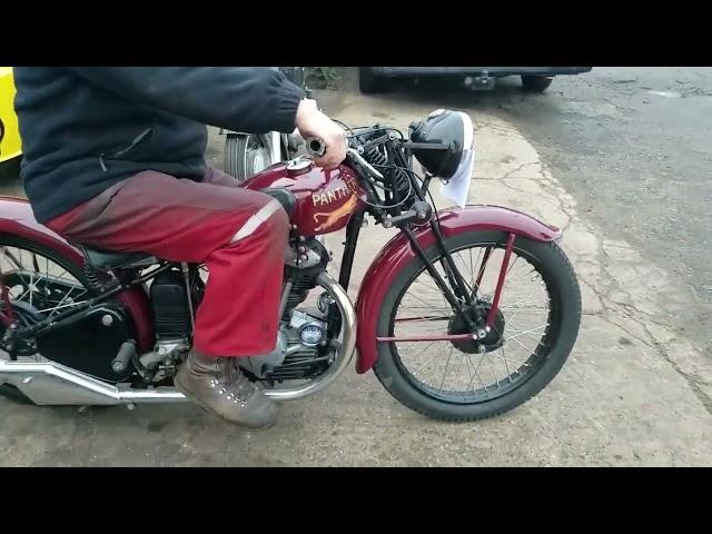 1938 Red Panther 250cc at Andy Tiernans #08364PTH 2