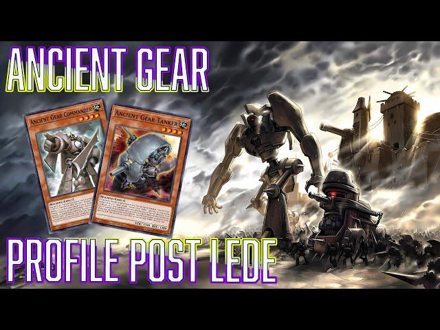 YUGIOH PURE Ancient gear Deck Profile + 1.5 COMBO POST LEDE