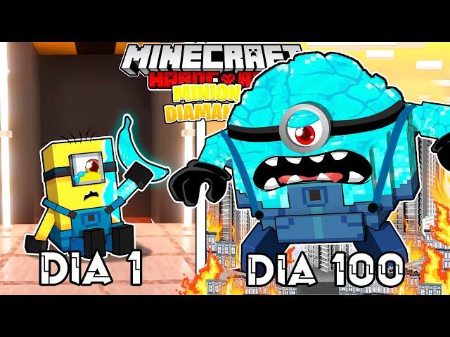 🟥SOBREVIVÍ 100 DÍAS siendo MINION DE DIAMANTE Minecraft HARDCORE! - Misaki Gamer