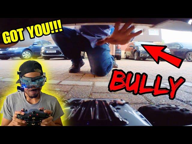 MY FPV RC Car Chased By Crazy Person!!!