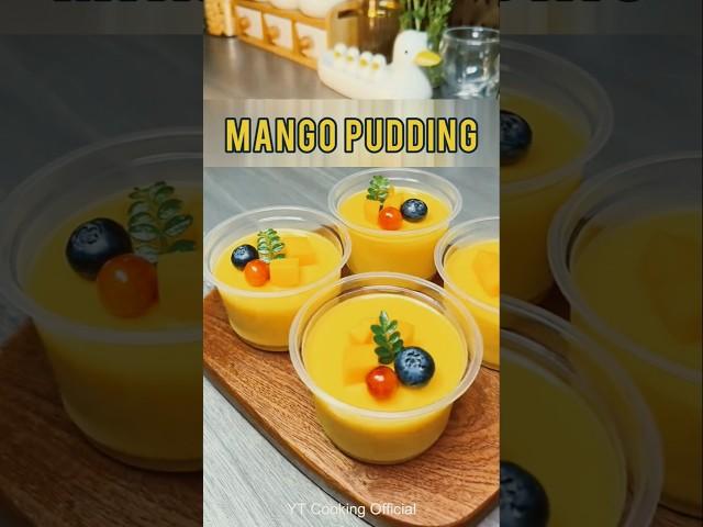 Mango Pudding Recipe  Creamy & Delicious Summer Special Dessert!  #shorts