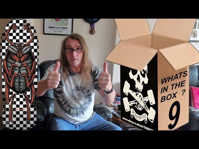 WHATS IN THE BOX 8 ? Toddtwist Skateboard Shop unboxing POWELL PERALTA skateboard deck, tees