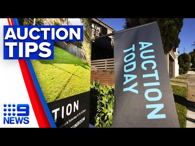 Bidding tips to secure property auctions | 9 News Australia