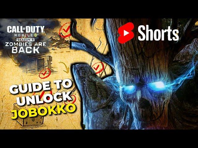 HOW TO UNLOCK JUBOKKO BOSS IN COD MOBILE ZOMBIES !!#shorts