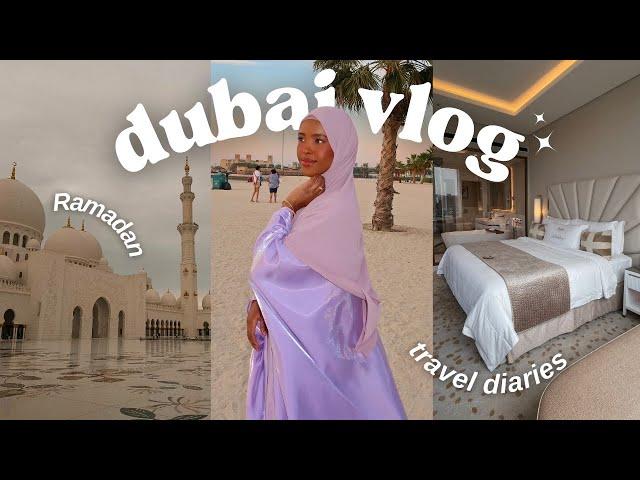 DUBAI TRAVEL VLOG  first time flying business class + sister vacation!