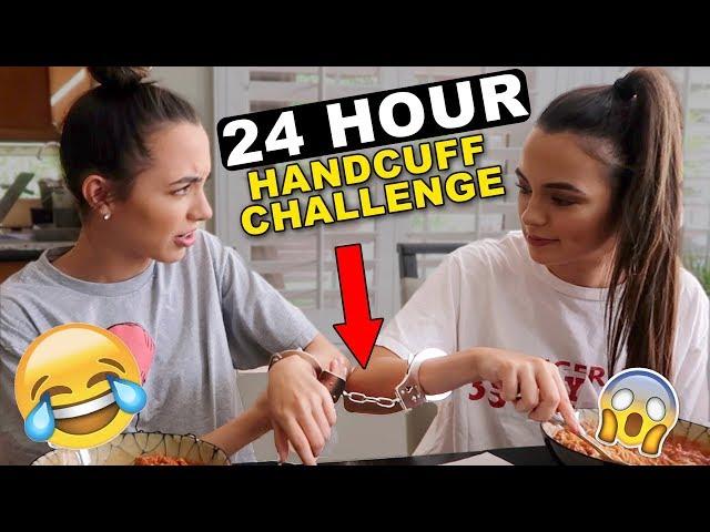 24 HOUR HANDCUFF CHALLENGE - Merrell Twins