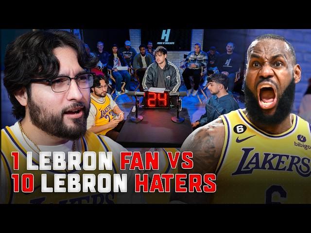 1 LeBron James Fan vs 10 LeBron James Haters!