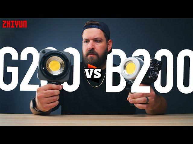 Zhiyun G200 or B200? Best LED Light for Filmmakers on the Go!