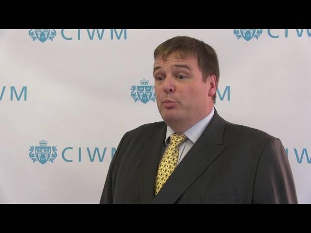 CIWM CEO Dr Colin Church introduces himself