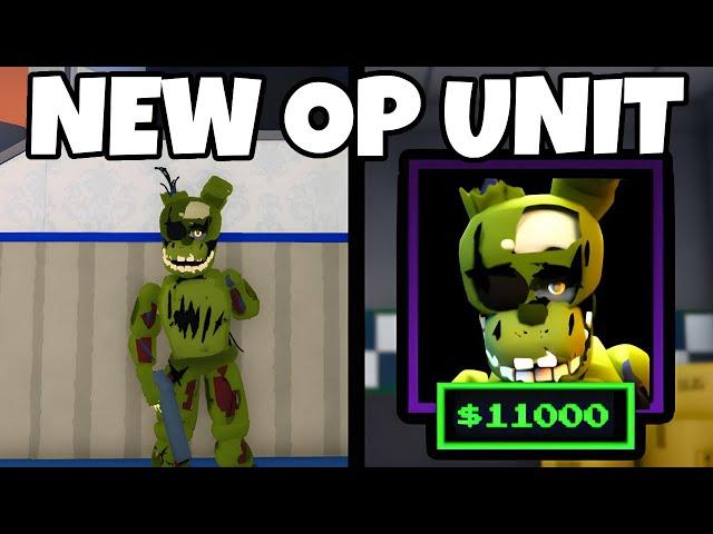 NEW SCRAPTRAP UNIT IS CRAZY OP! - Roblox Five Nights TD (FNTD)