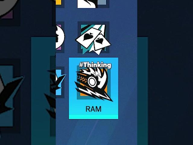 THE BEST REASON To Play RAM In R6 - #r6 #rainbowsixsiege