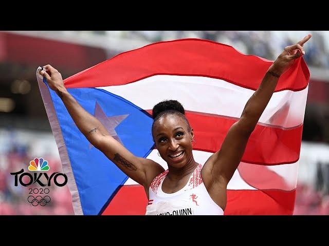 Jasmine Camacho-Quinn's historic 100m hurdles victory (With Replays) | Tokyo Olympics | NBC Sports