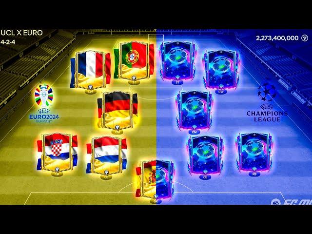 EURO X UCL - Best Special X Squad Builder! FC Mobile