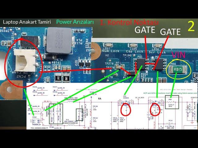 Laptop Anakart Tamiri Eğitimi - Power Arızaları 1.Bölüm