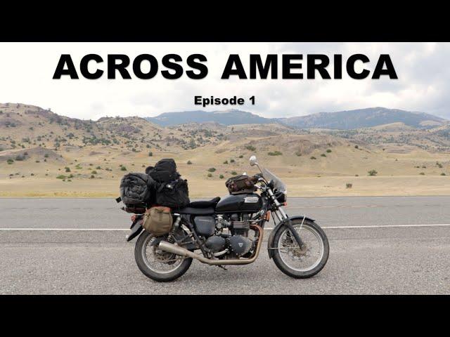 Motorcycling Across America (US) - EP1 - NY to WA