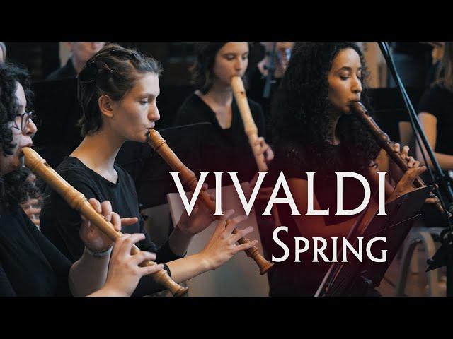 Vivaldi Spring I. Allegro from The Four Seasons RV 269 - Berliner Blockflöten Orchester