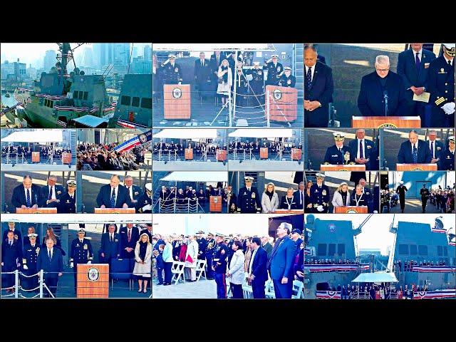 USS John Basilone (DDG 122) COMMISSIONED in New York City on November 9th, 2024.