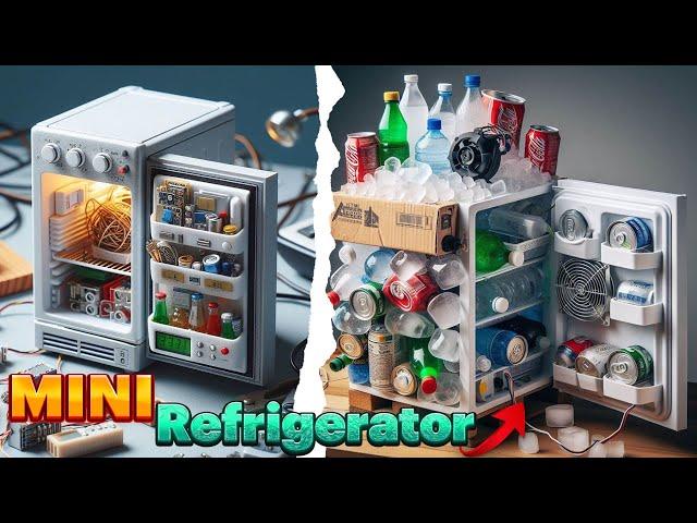 DIY Mini Fridge with Remote Control | Cool Electrical Appliance Project